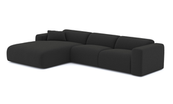 Hoekbank Myra links bouclé