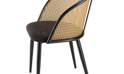 Set van 2 eetkamerstoelen Lea ronde rugleuning