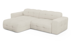 Hoekbank Mael links bouclé