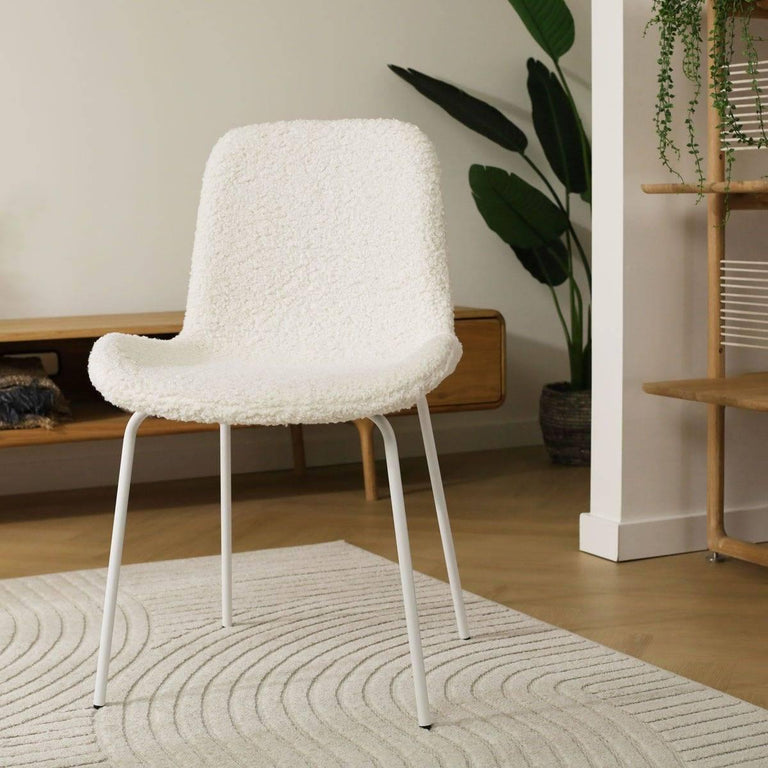 Eetkamerstoel Nora-Fé bouclé