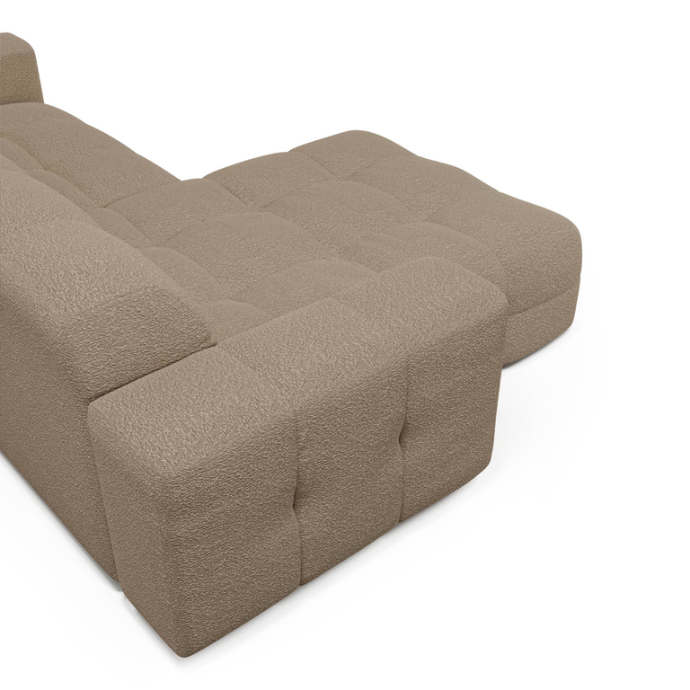 Hoekbank Mael links bouclé
