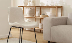 Eetkamerstoel Nora-Fé bouclé