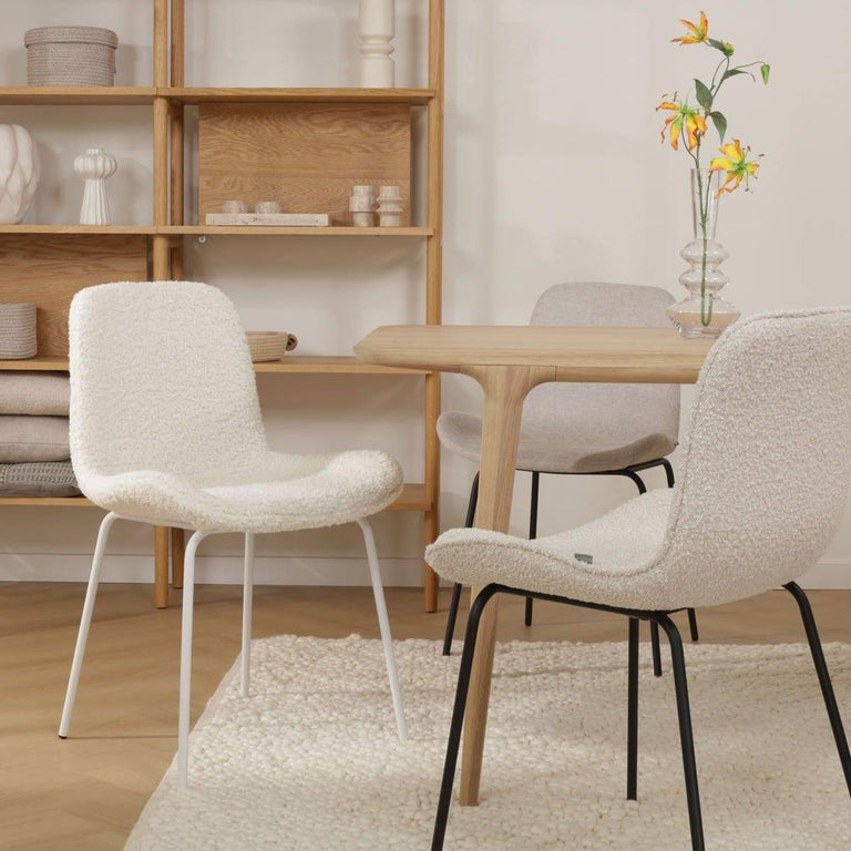 Eetkamerstoel Nora-Fé bouclé