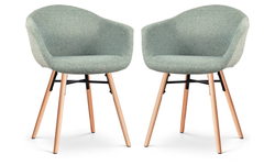 Set van 2 eetkamerstoelen Nena-Otis