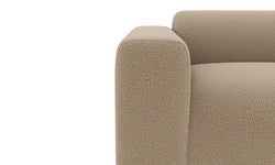 Fauteuil Myra bouclé