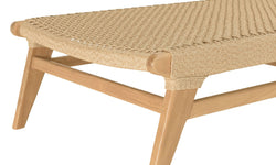 Ligbed Valeria teakhout rotan