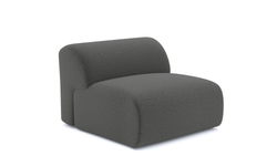 Fauteuil Myra zonder armleuningen bouclé