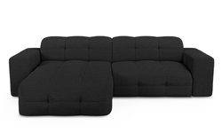 Hoekbank Mael links bouclé