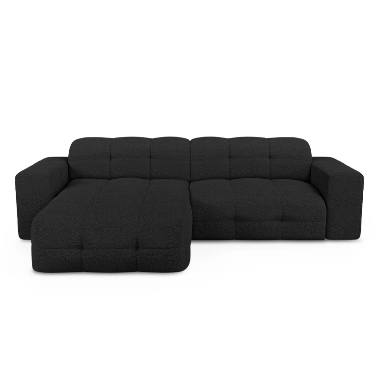 Hoekbank Mael links bouclé