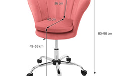 Bureaustoel Anna velvet