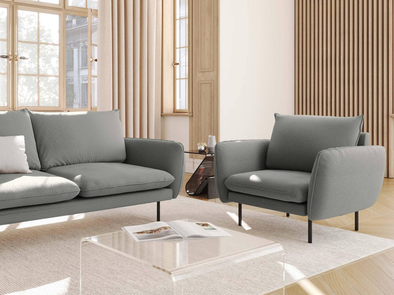 cosmopolitan-design-fauteuil-vienna-black-boucle-grijs-95x92x95-boucle-stoelen-fauteuils-meubels2
