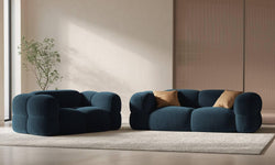 3-zitsbank Loretto velvet