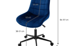 Bureaustoel Darios velvet