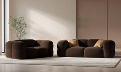 3-zitsbank Loretto velvet