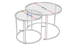 Set van 2 salontafels Aurum