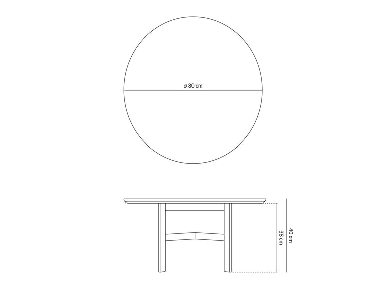 Salontafel Bia medium
