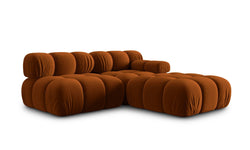 Modulaire 3-zitsbank Tropea links velvet