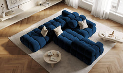 Modulaire 3-zitsbank Tropea rechts velvet
