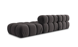 Modulaire 3-zitsbank Tropea rechts velvet