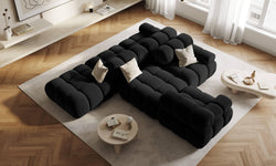 Modulaire 3-zitsbank Tropea rechts velvet