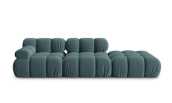 Modulaire 3-zitsbank Tropea rechts velvet