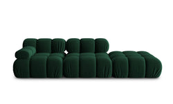 Modulaire 3-zitsbank Tropea rechts velvet