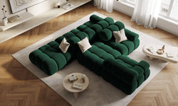 Modulaire 3-zitsbank Tropea rechts velvet