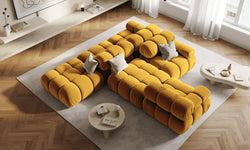 Modulaire 3-zitsbank Tropea rechts velvet