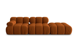 Modulaire 3-zitsbank Tropea rechts velvet