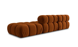 Modulaire 3-zitsbank Tropea rechts velvet