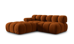 Modulaire 3-zitsbank Tropea rechts velvet
