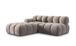Modulaire 3-zitsbank Tropea rechts velvet