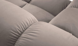 Modulaire 3-zitsbank Tropea rechts velvet