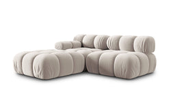 Modulaire 3-zitsbank Tropea rechts velvet