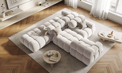 Modulaire 3-zitsbank Tropea rechts velvet