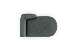 Chaise longue Miley rechts chenille