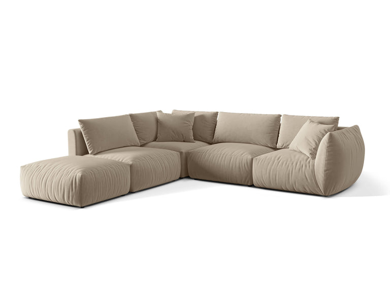 Hoekbank Christ 4-zits links velvet