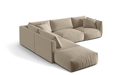 Hoekbank Christ 4-zits links velvet