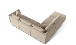 Hoekbank Christ 4-zits links velvet