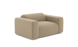 Fauteuil Myra bouclé