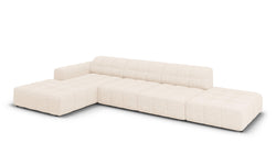 Hoekbank Chicago links chenille