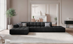 Hoekbank Chicago links chenille
