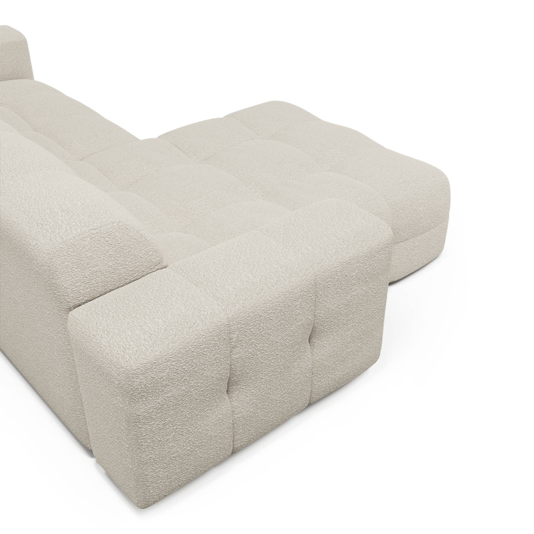 Hoekbank Mael links bouclé