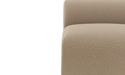 Fauteuil Myra zonder armleuningen bouclé