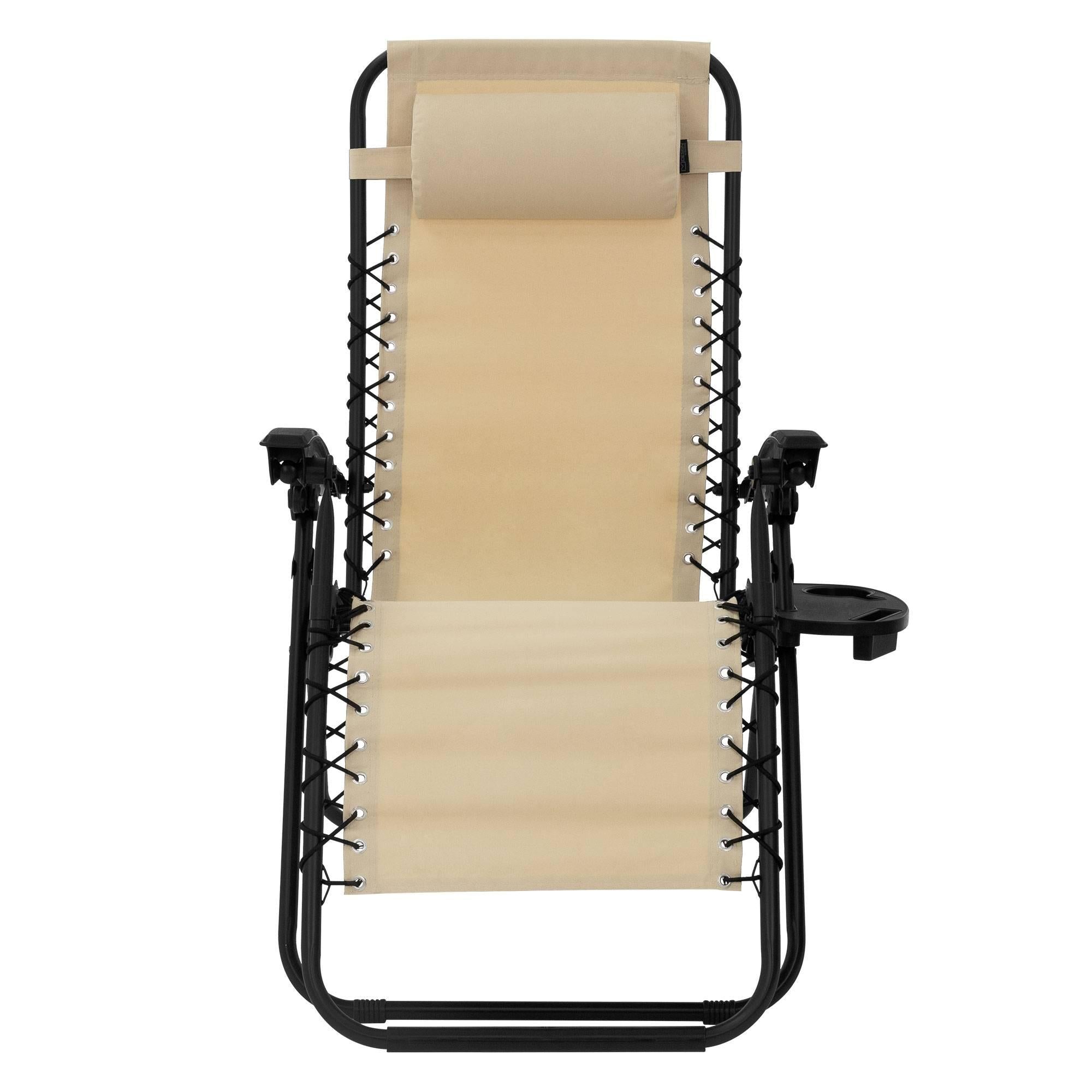 QWBDNMQP Ligstoel opvouwbare Zero Gravity Outdoor Recliner Patio Lounge