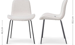 Eetkamerstoel Nora-Fé bouclé