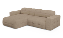 Hoekbank Mael links bouclé