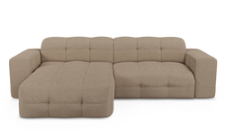 Hoekbank Mael links bouclé