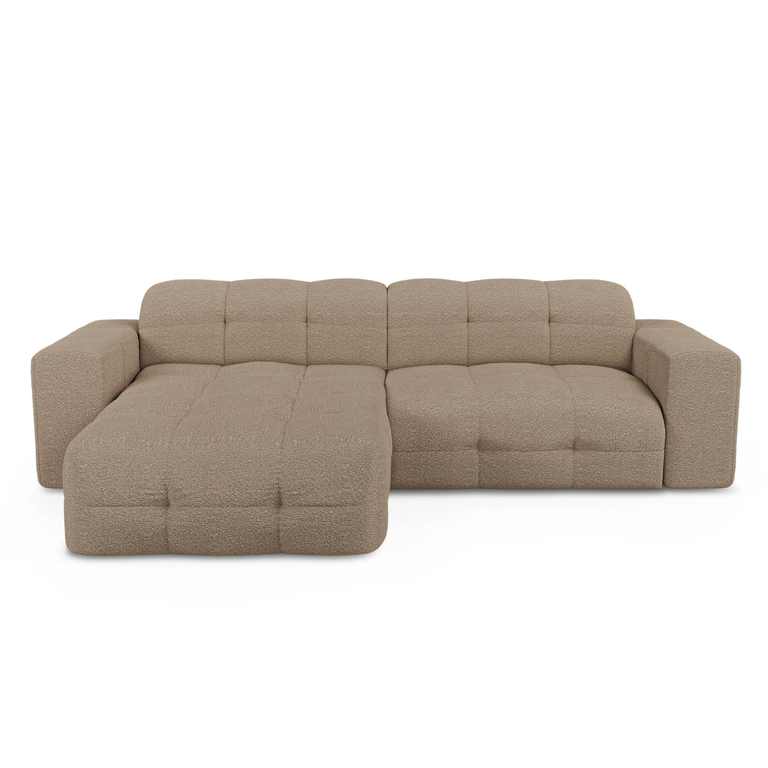 Hoekbank Mael links bouclé