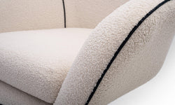 Fauteuil ESSI met draaifunctie bouclé